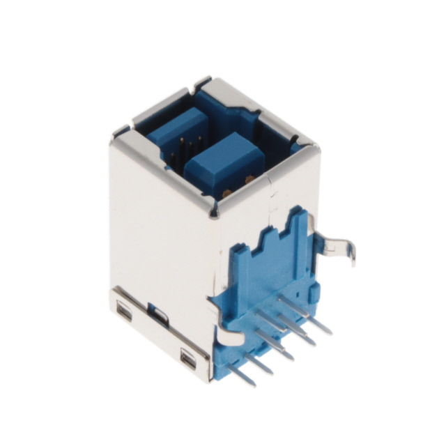 CONN RCPT USB3.0 TYPEB 9POS R/A