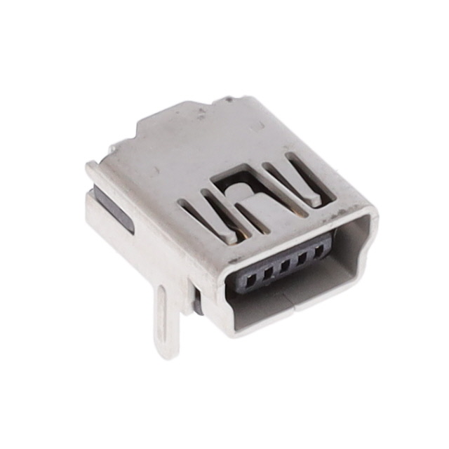 MINI USB 5POS , B TYPE , R/A , D