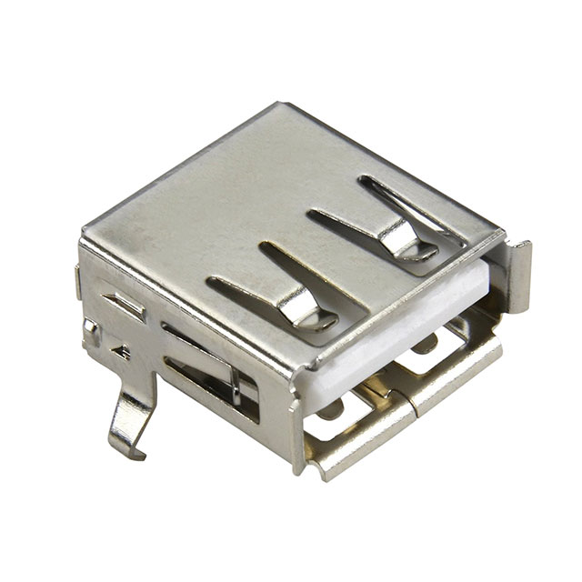 CONN RCPT USB2.0 TYPEA 4POS R/A