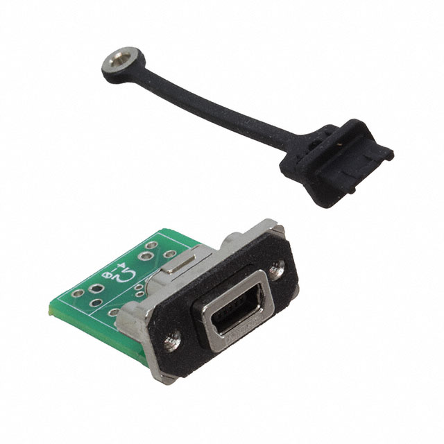 CONN RCPT USB2.0 MINI B PNL MNT