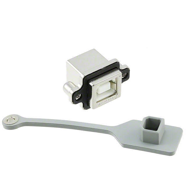 CONN RCPT USB2.0 TYPEB 4P PCB RA