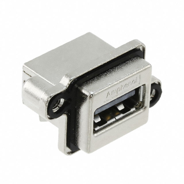 CONN RCPT USB2.0 TYPEA 4P PCB RA