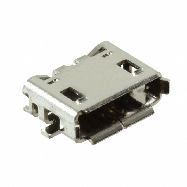 CONN RCPT MICRO USB AB 5P SMD RA