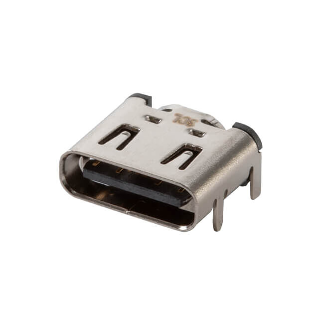 USB JACK 2.0, TYPE-C, HORIZONTAL