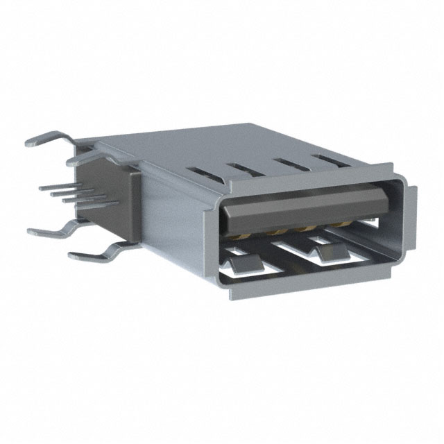 CONN RCPT USB2.0 TYPEA 4POS R/A
