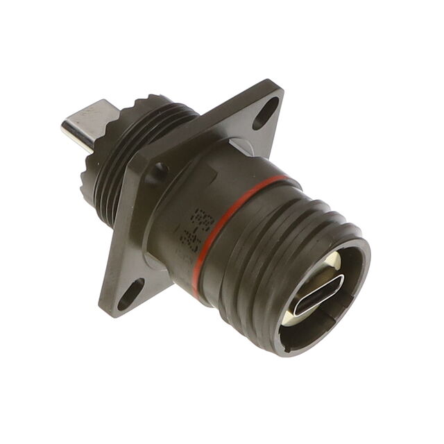 USB-C SQUARE FLANGE RECEPTACLE,