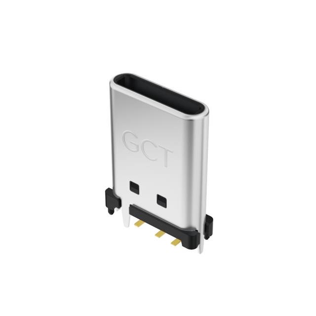 USB-C PLUG, 6 PIN VERT H= 11MM S