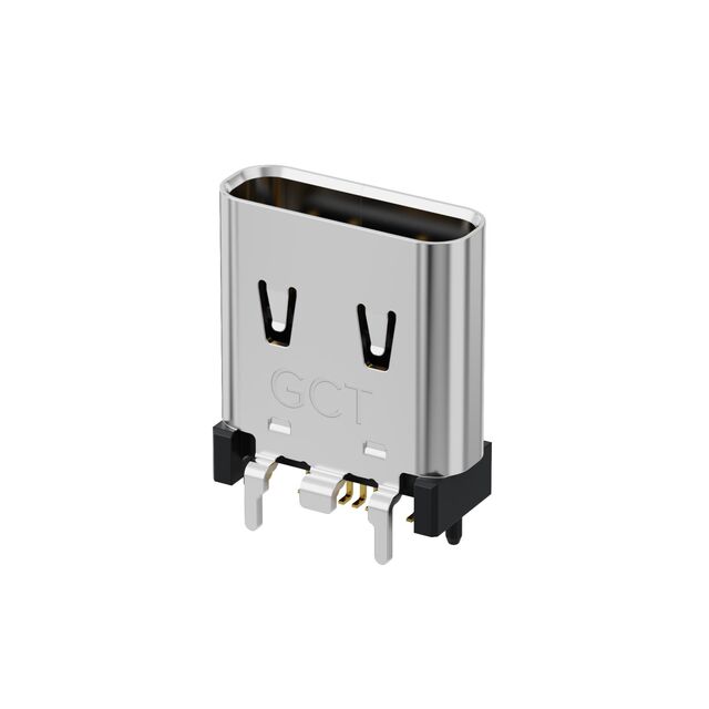USB-C REC 3" VERT 16P SMT & TH S