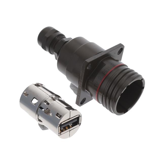 CONN RCP USB2.0 TYPEA 4P PNL MNT