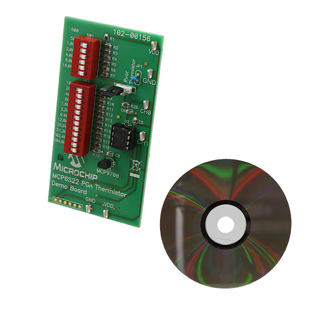 BOARD DEMO THERMISTOR MCP9700