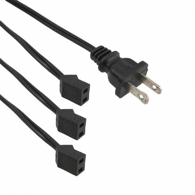 FAN CORD 45DEG 3POS 72" AC PLUG
