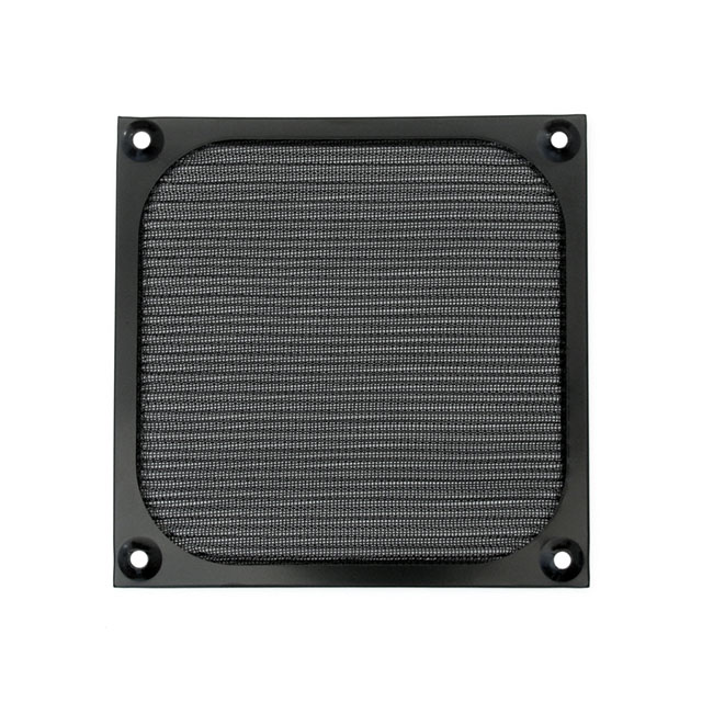 ALUMINUM FAN FILTER BLACK 120MM