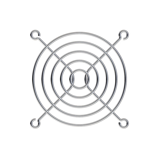 80MM FAN GUARD FLAT NICKELCHROME