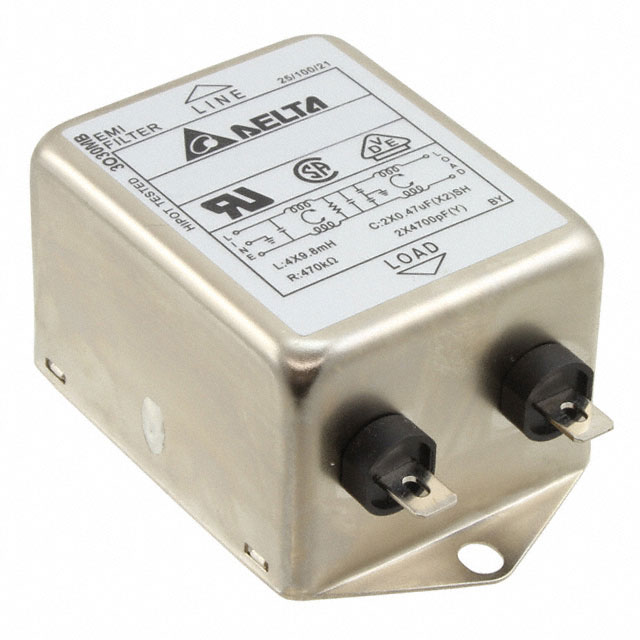 LINE FILTER 115V/250VAC 3A CHASS