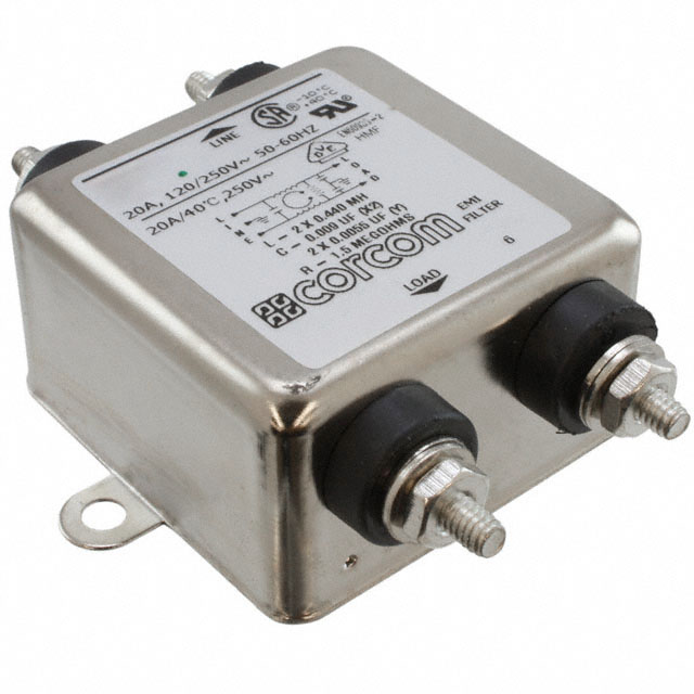 LINE FILTER 250VAC 20A CHASS MNT