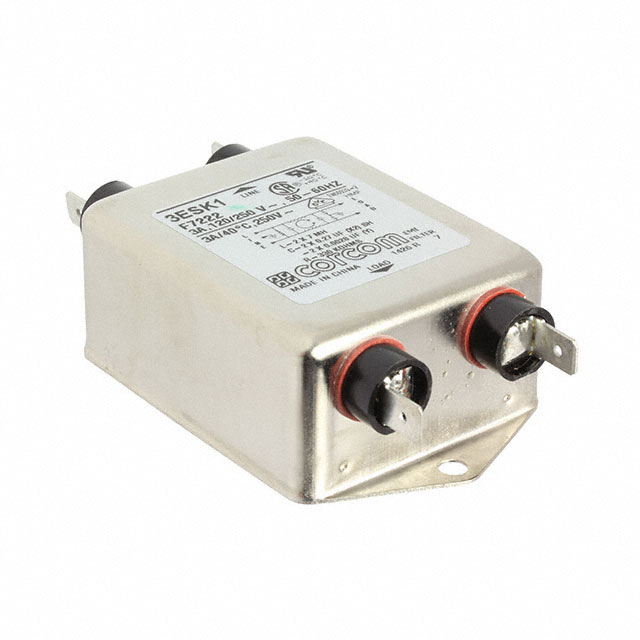 LINE FILTER 250VAC 3A CHASS MNT