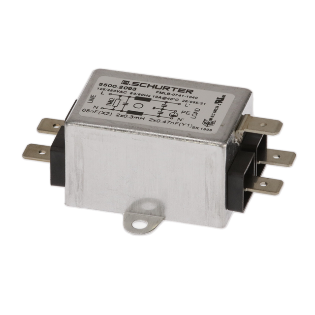 LINE FILTER 125V/250VAC 4A CHASS
