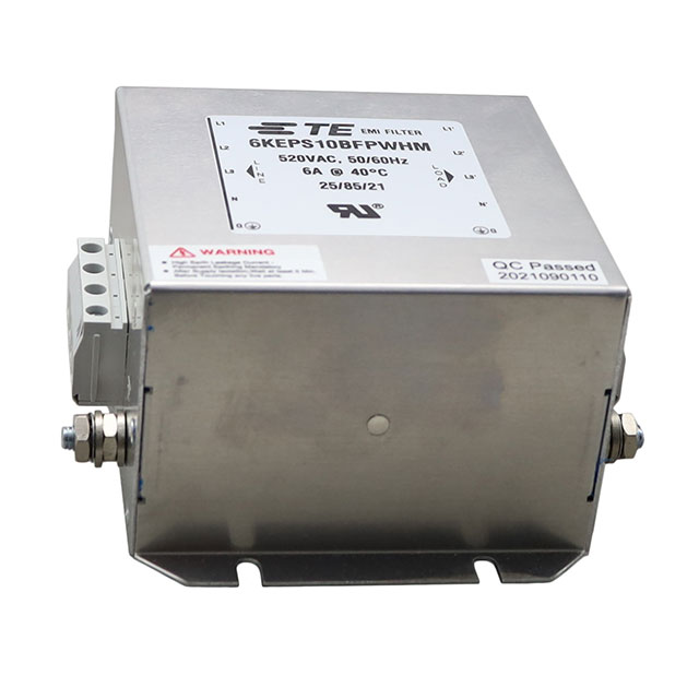 LINE FILTER 520VAC 6A CHASS MNT