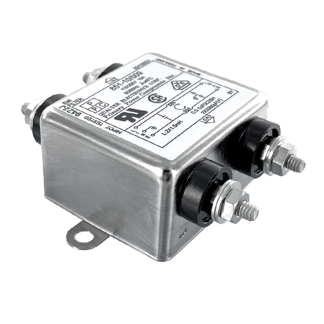 LINE FILTER 115V/250VAC 10A CHAS