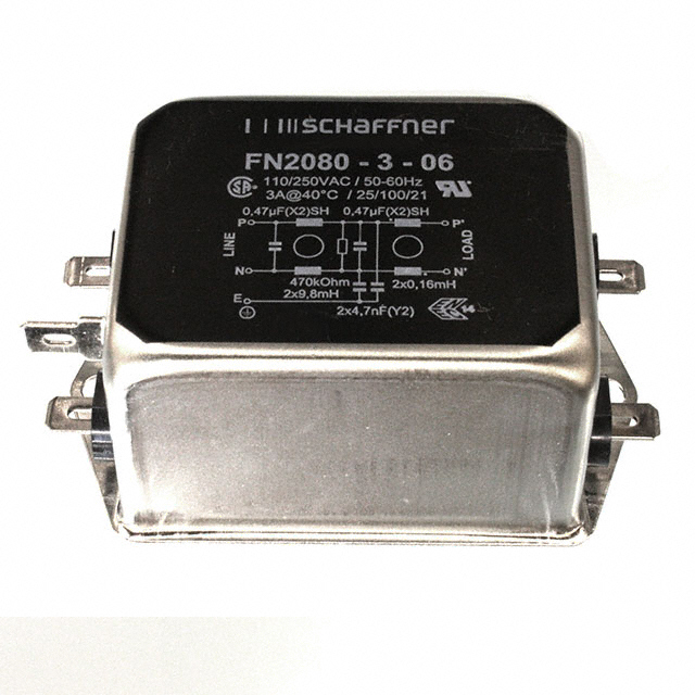LINE FILTER 110V/250VAC 3A CHASS