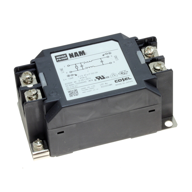 LINE FILTER 250VAC/VDC 10A CHASS