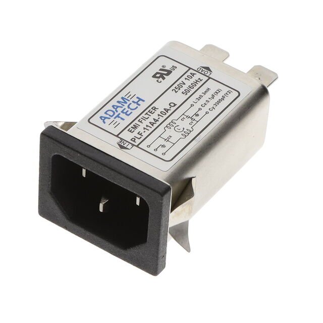 LINE FLTR 115/250VAC 10A PANEL