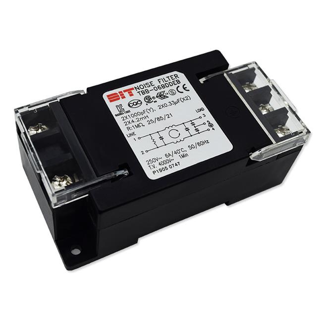 LINE FILTER 250VAC/VDC 6A DIN