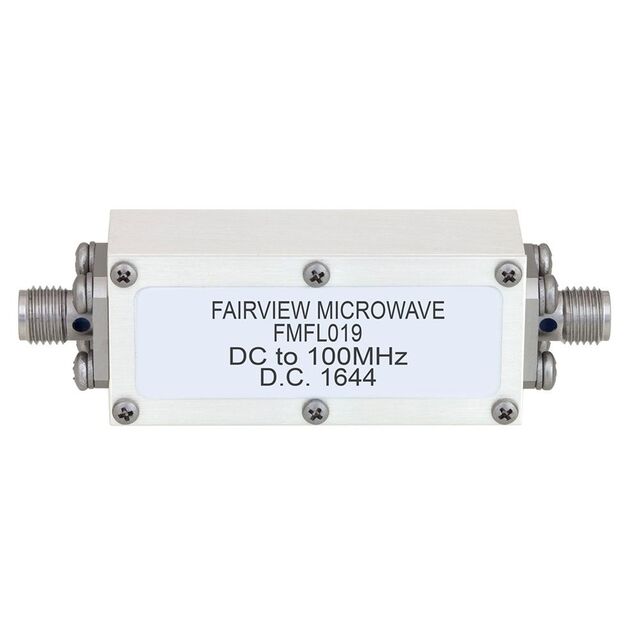 LOWPASS FILTER SMA JACK 100 MHZ