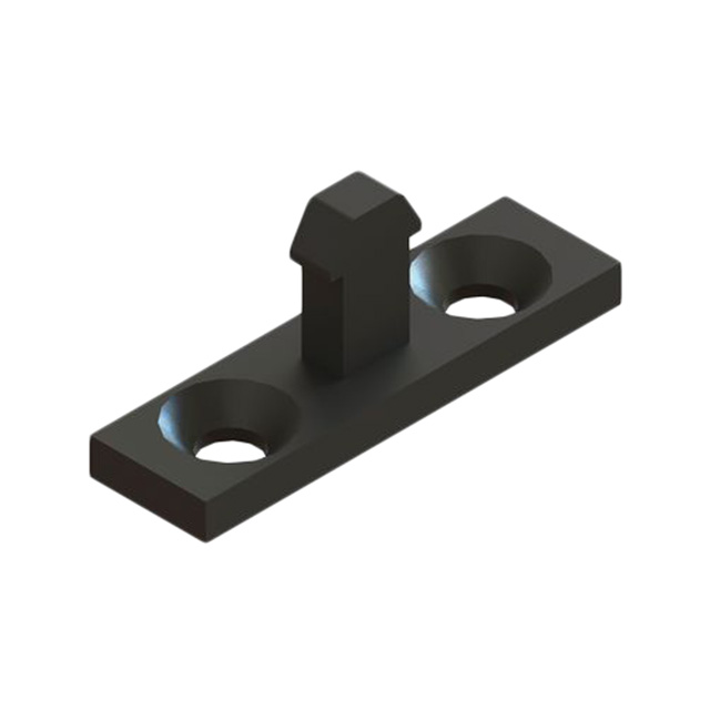 DOOR LATCH STRIKER BLK 2X2 TO8