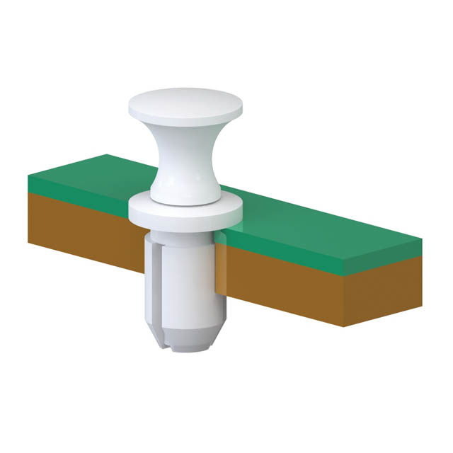 SNAP LATCH PLUNGER WHITE