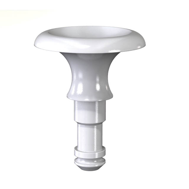 SNAP LATCH WHITE 0.142" - 0.228"