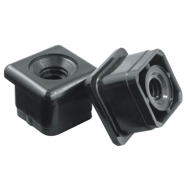 SQUARE THREADED INSERT:NYL BLACK