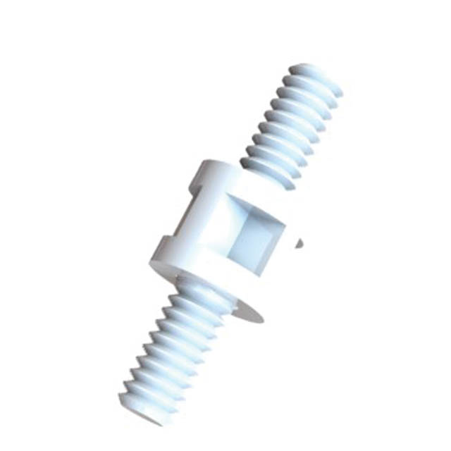 BRD SPT THREADED STUD NYLON 3/4"