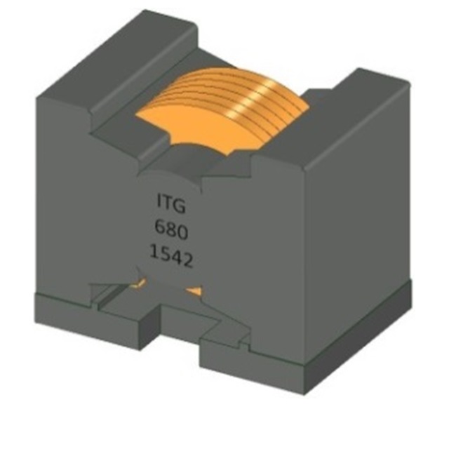 Flat Wire 62uH 14.7mOhm 14Amp