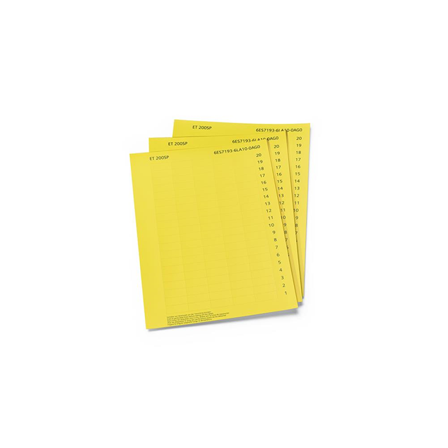 LABEL STRIPS SIMATIC ET 200SP