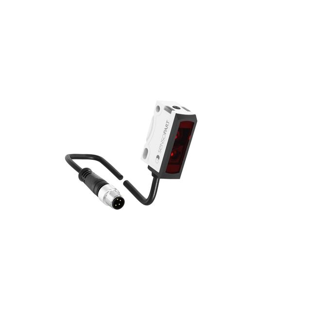 Retro-reflective laser sensor