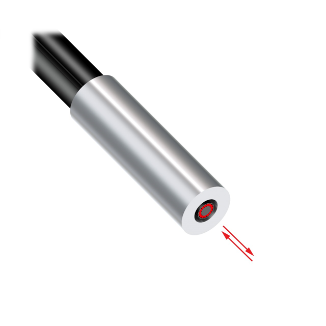 PLASTIC FIBER, DIFFUSE REFLECTIV
