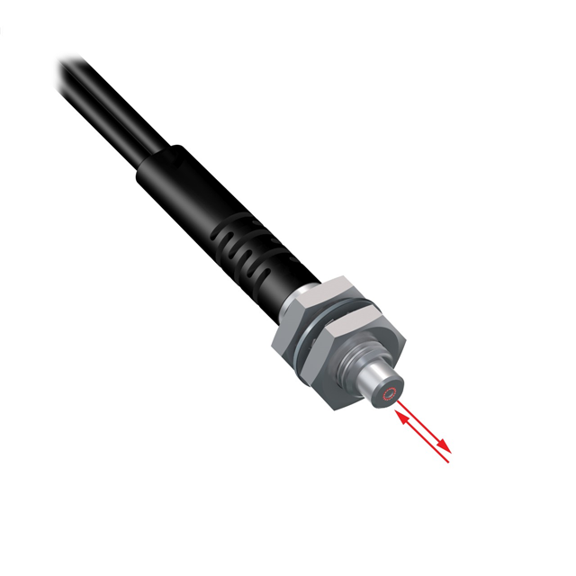 PLASTIC FIBER, DIFFUSE REFLECTIV