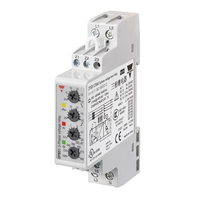 3-PHASE VOLTAGE LEVEL RELAY REV.