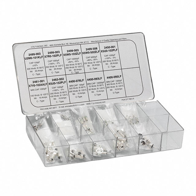 SMT EMI FLTR / FEEDTHRU CAP KIT