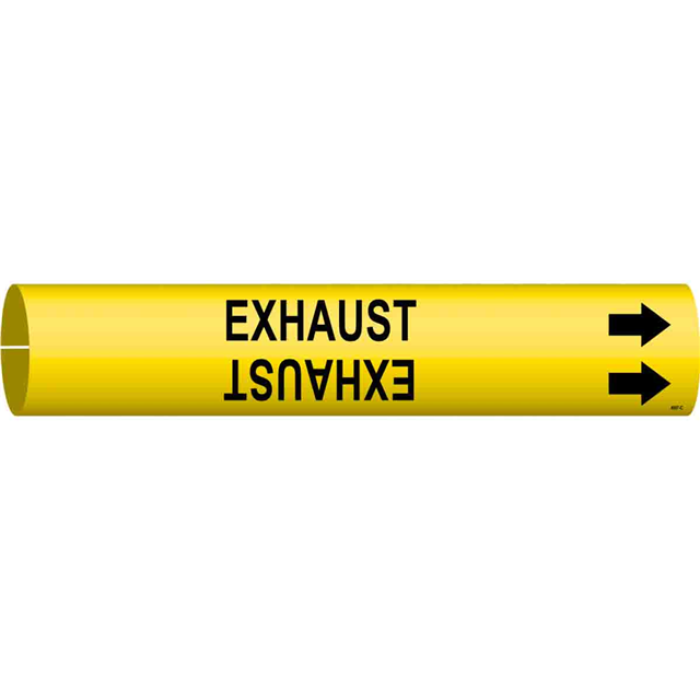 4057-C EXHAUST BLK/YEL