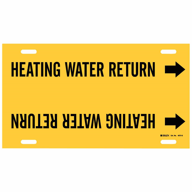4072-G HEATING WATER RETURN/YEL/