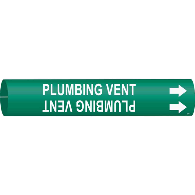 B915 STYLE A WHT/GRN PLUMBING VE