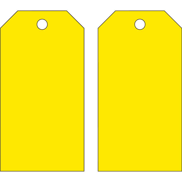 B851 5.75X3 BLANK YELLOW W/1-FLA