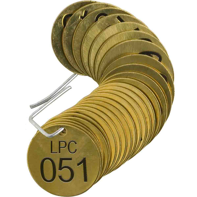 TAG BRASS RND 1.5 LPC 51-75