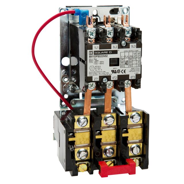 STARTER 600VAC 25AMP DPS +OPTION