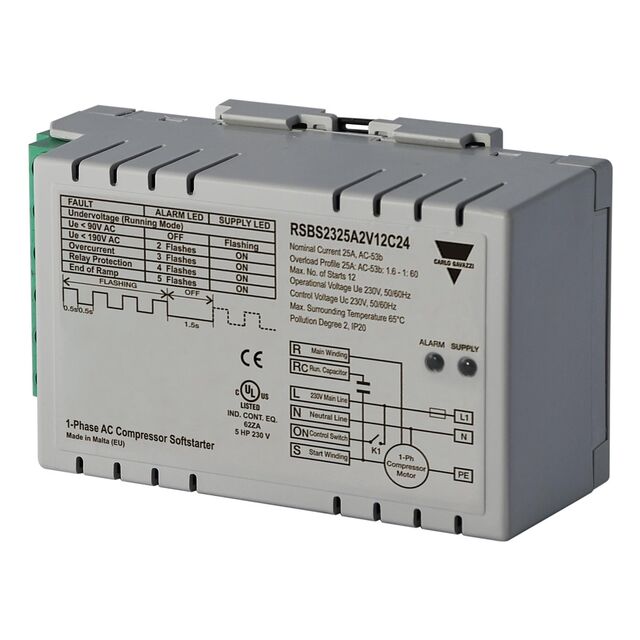 1PH S/ST 230V 25A 240 CASE 6MM