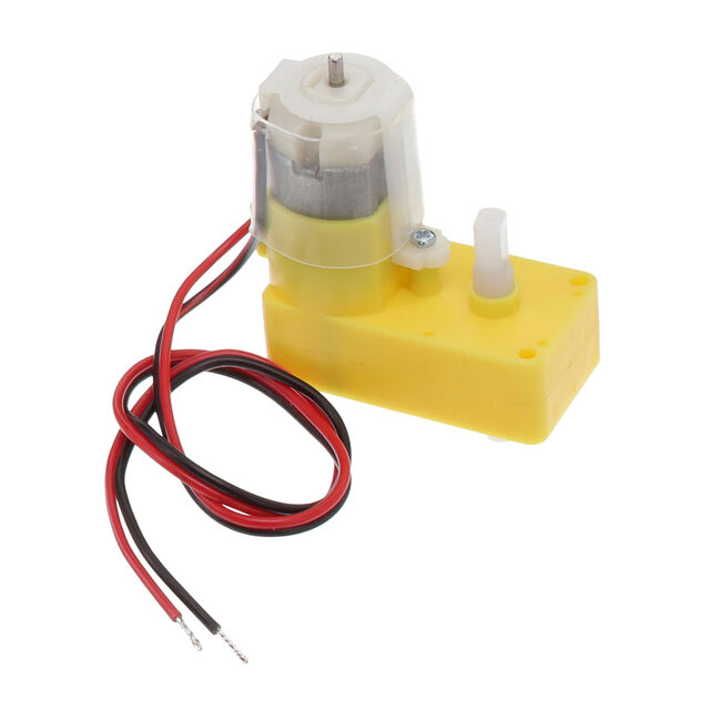 GEARMOTOR 160 RPM 6V W/ BACK SH