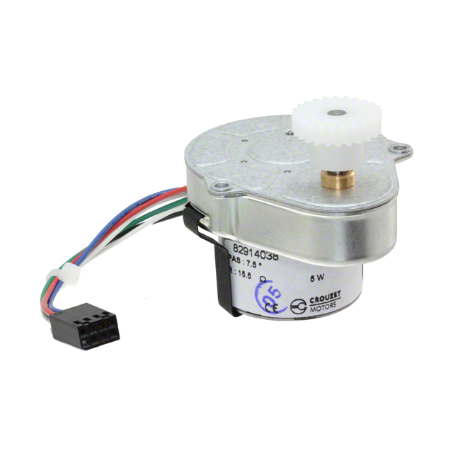 STEPPER MOTOR 4PH 15.5OHM 80:1