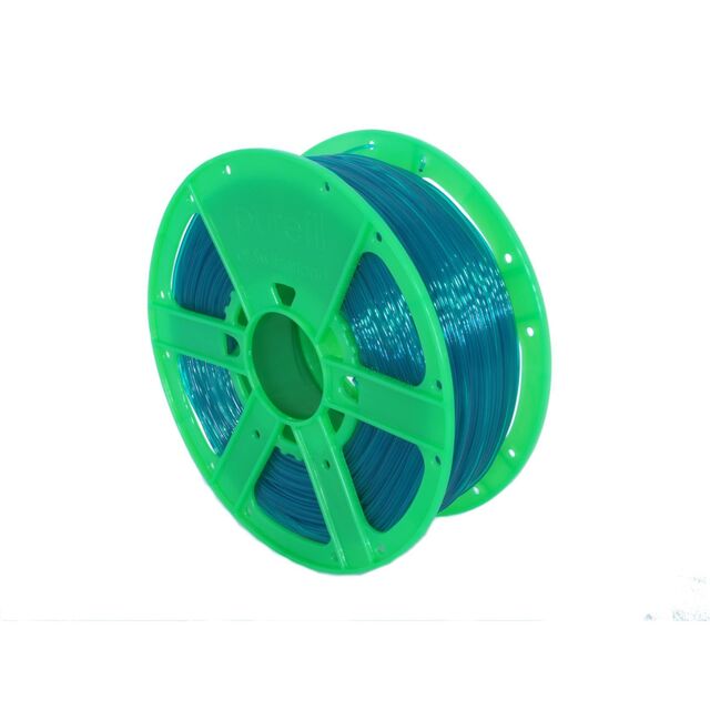 PUREFIL 3D FILAMENT GREEN TRANSP